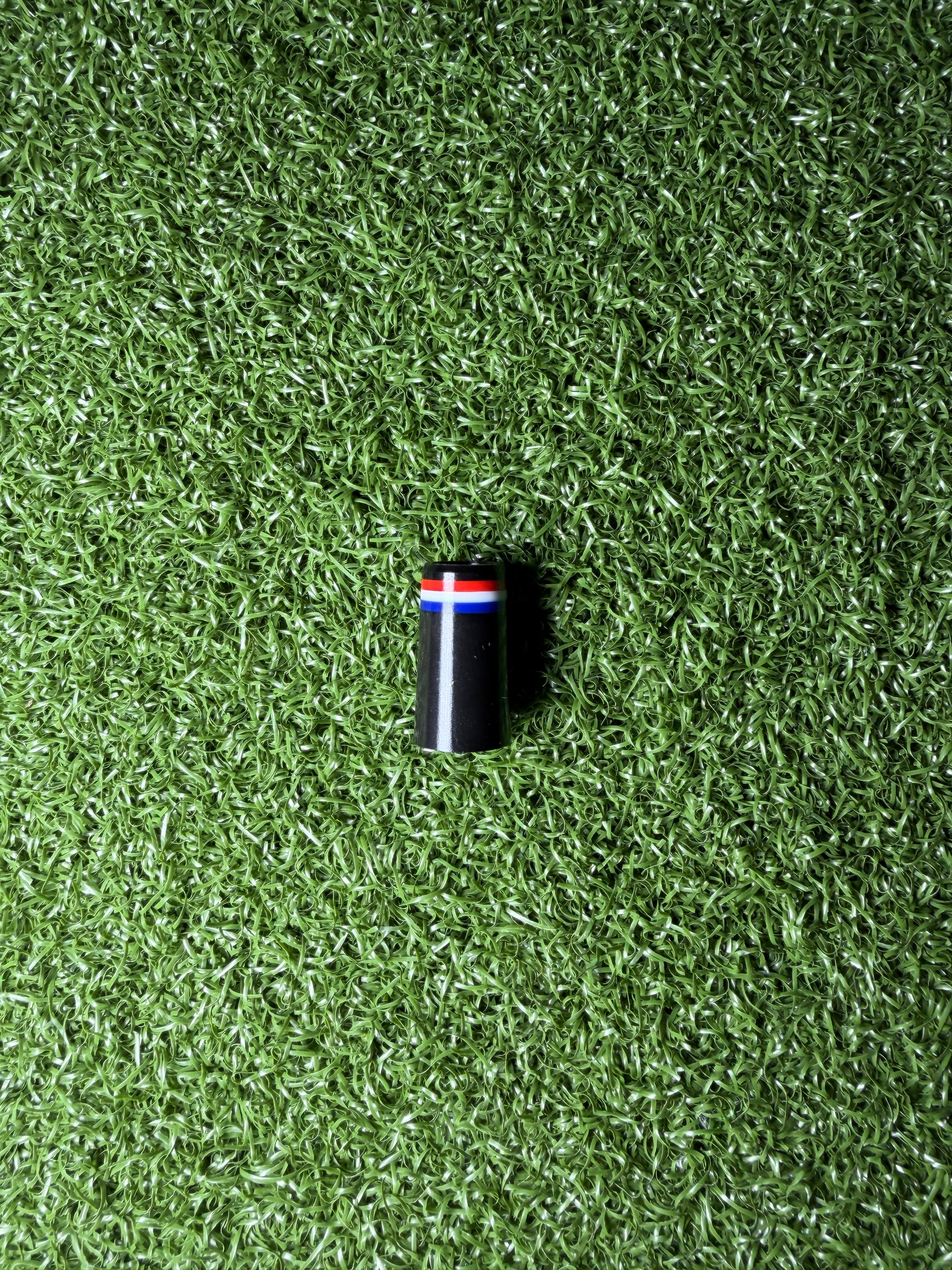 Premium Golf Ferrules – Black, Red, White and Blue Taper Tip Iron Ferrules - 10 Pack